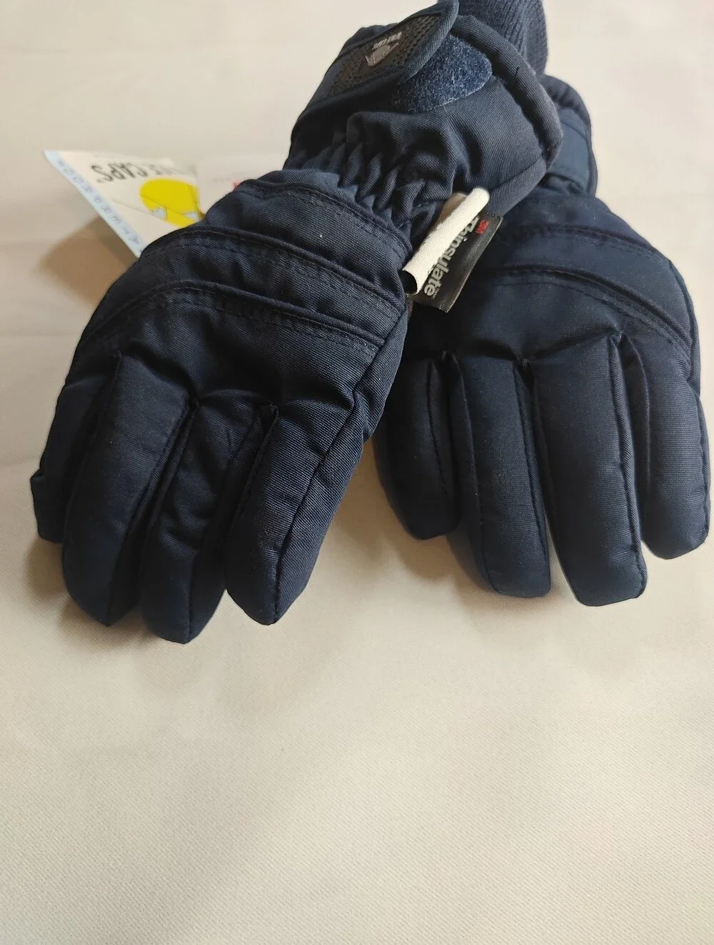 N'ICE CAPS Kids Winter Gloves Child Small Waterproof 3M Thinsulate 40g Navy